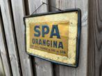SPA ORANGINA reclamebord 1937, Verzamelen, Ophalen of Verzenden, Gebruikt, Reclamebord