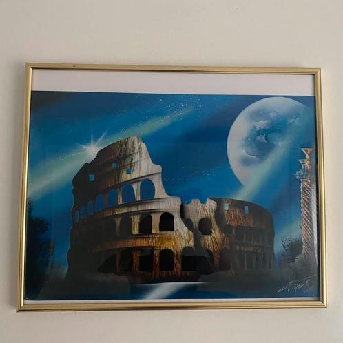 Colisée de Rome, Maison & Meubles, Accessoires pour la Maison | Peintures, Dessins & Photos, Comme neuf, Peinture, Moins de 50 cm