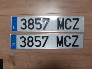 Kentekenplaten set spanje beschikbaar voor biedingen