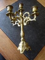 bronzen /messing kandelaar5 armig, Antiek en Kunst, Ophalen of Verzenden