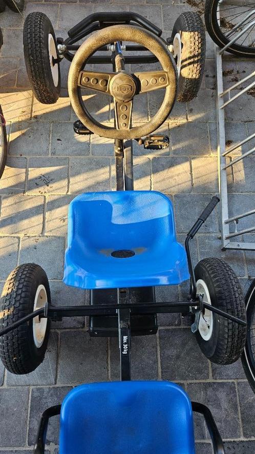 Mooie Berg XL Pure Blue BFR go kart 2-zits te koop, Kinderen en Baby's, Speelgoed | Buiten | Skelters, Zo goed als nieuw, Berg