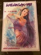 Buikdansdiploma, Ophalen