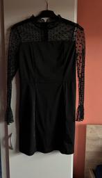 Robe à petits pois, Kleding | Dames, Jurken, Sans marque, Zwart, Zo goed als nieuw, Knielengte