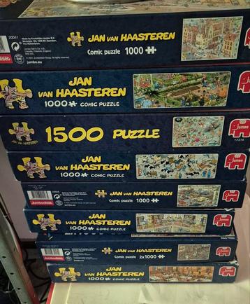 Puzzels Jan van Haasteren  beschikbaar voor biedingen