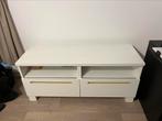 Tv Meubel wit, Ophalen, Gebruikt, 100 tot 150 cm, Minder dan 100 cm