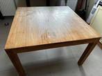 Eettafel vierkant 1,20 x 1,20. 78 cm hoog, 100 tot 150 cm, 100 tot 150 cm, Teakhout, Gebruikt