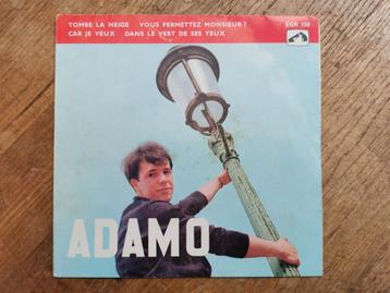 Leeg (helaas) hoesje Adamo, 45T vinyl 