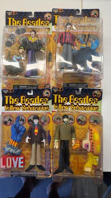 THE BEATLES McFarlane Yellow Submarine Figures Set of 4.