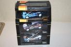 3 x IXO Ford Fiesta WRC M.Ostberg rally 1/43, Ophalen, Zo goed als nieuw, Auto