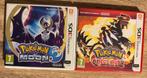 Pokémon Moon + Omega Ruby – Nintendo 3DS, compleet met dozen, Games en Spelcomputers, Ophalen of Verzenden