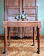 Mooi eiken consoletafel op hoge poten, Antiek en Kunst, Ophalen