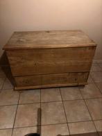 Houten kist met lade, 100 à 150 cm, 75 cm ou plus, Enlèvement, Utilisé