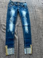 Jeans met mooie spijkers, Kleding | Dames, Spijkerbroeken en Jeans, ANDERE, Overige jeansmaten, Gedragen, Verzenden