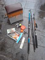 Viskist + gerei, Watersport en Boten, Hengelsport | Witvissen, Ophalen, Gebruikt