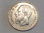België 5 Frank 1869 Leopold II zilver, Ophalen of Verzenden, Zilver
