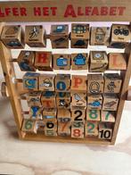 Vintage letter abacus leer het alfabet, Ophalen of Verzenden, Gebruikt, Ontdekken