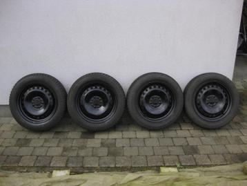 4 winterbanden 205/55 R16 91H met stalen velgen disponible aux enchères