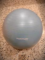 Zitbal - Tunturi anti burst gymbal - 65 cm - lichtblauw, Enlèvement ou Envoi, Utilisé, Jambes, Balle de fitness