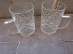 2 bierglazen bierpotten 50cl met handvat, Verzamelen, Ophalen of Verzenden