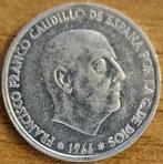 SPANJE 50 centimos 1966 (73) CAL#120 KM#795 MS, Ophalen of Verzenden, Losse munt, Overige landen