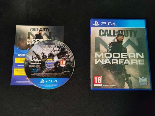 Call of Duty Modern Warfare 2019 - PS4, Games en Spelcomputers, Games | Sony PlayStation 4, Gebruikt, Avontuur en Actie, 3 spelers of meer