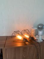 2x zwarte lamp, Ophalen of Verzenden, Zo goed als nieuw, Industrieel