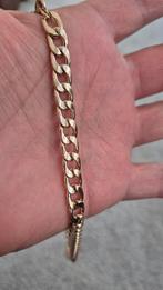Chique nieuw goud > kleurige ketting 55 cm met slot, Ophalen of Verzenden, Nieuw, Goud, Overige materialen