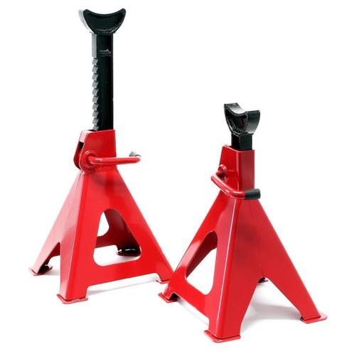 Assteunen verstelbaar | 2 stuks | 3 ton | Rood, Auto diversen, Autogereedschap, Nieuw, Ophalen of Verzenden