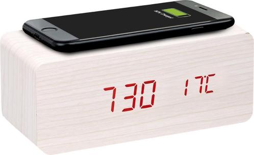 Woodline digitale klokradio, Elektronische apparatuur, Wekkers, Nieuw, Digitaal, Ophalen of Verzenden