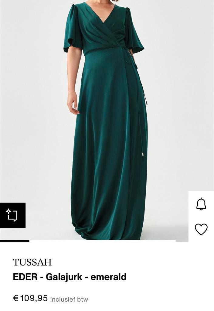 TUSSah – EDER Galajurk (smaragdgroen), Kleding | Dames, Gelegenheidskleding, Zo goed als nieuw, Galajurk, Maat 36 (S), Groen, Ophalen