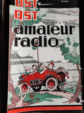 Magazines QST vintage et équipement de diffusion, Enlèvement, Utilisé