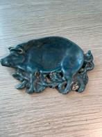 Zeepbak jaren 20 gietijzer varken, Ophalen