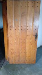 Vol eiken deuren 1 meter op 2 meter heel uniek, Doe-het-zelf en Bouw, Deuren en Vliegenramen, Ophalen, Zo goed als nieuw