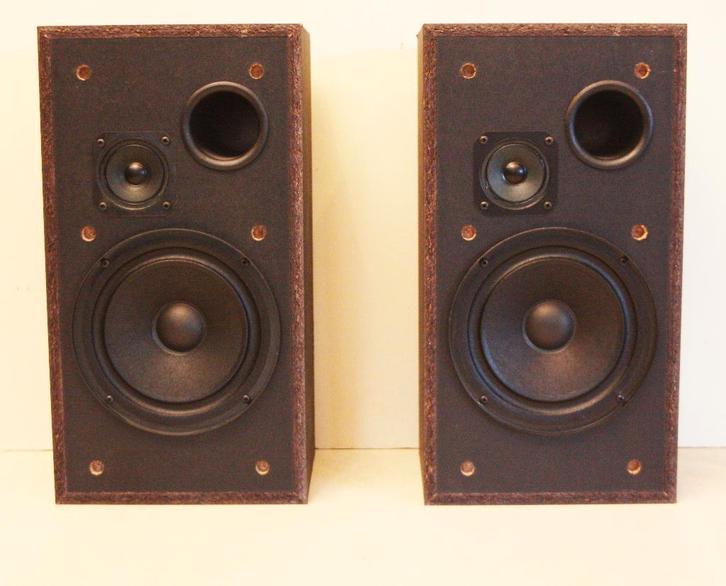 Sony Luidsprekers / 60 Watt / 6 Ohm / Made In Belgium, Audio, Tv en Foto, Luidsprekerboxen, Zo goed als nieuw, Front, Rear of Stereo speakers