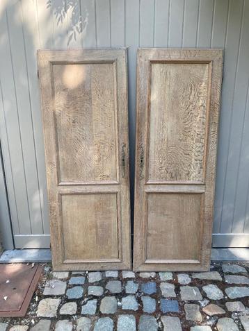 PORTES garde-robe ancienne pour placard, Moins de 25 cm, Utilisé, 50 à 100 cm, Chêne