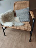 Rieten stoel Ikea perfecte staat, Huis en Inrichting, Fauteuils, Ophalen, Minder dan 75 cm, Riet of Rotan, Zo goed als nieuw
