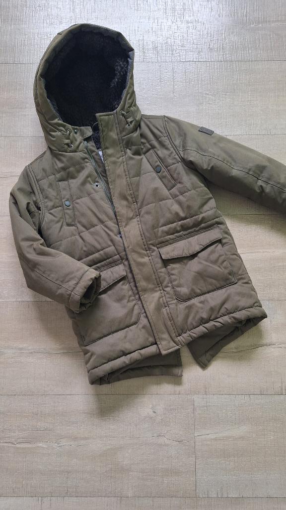 WINTERJAS JBC JONGEN MAAT 116, Kinderen en Baby's, Kinderkleding | Maat 116, Zo goed als nieuw, Jongen, Jas, Ophalen of Verzenden