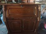 Massief grenen secretaire/schrijftafel landelijke stijl, Ophalen, Gebruikt