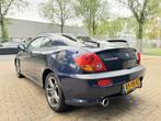 Hyundai Coupé 2.0i FX Leer/Stoelverwarming/ECC. (bj 2004), Auto's, Hyundai, 4 zetels, Gebruikt, Lederen bekleding, Blauw