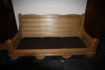 salon canapé + 2 fauteuils, Ophalen, Gebruikt, Hout, Chêne clair massif français