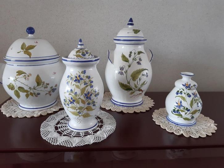 faience vazen / potten, Antiek en Kunst, Antiek | Vazen, Ophalen of Verzenden