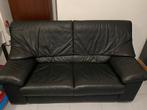 2.5 zit Jori zwart lederen zetel, Huis en Inrichting, Ophalen, Leer
