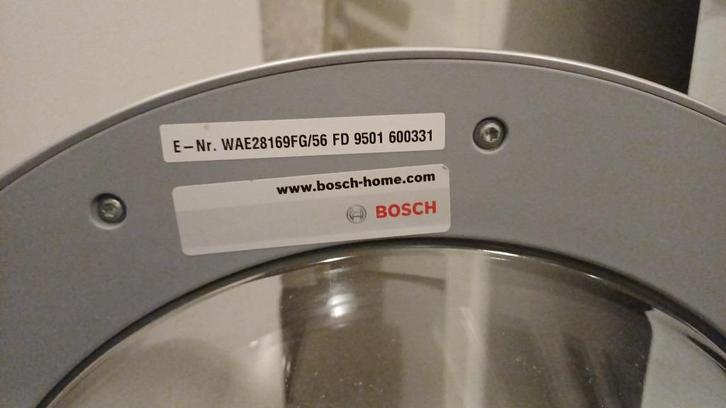 Bosch wasmachine, Elektronische apparatuur, Wasmachines, Gebruikt, Voorlader, 6 tot 8 kg, Minder dan 85 cm, 1200 tot 1600 toeren