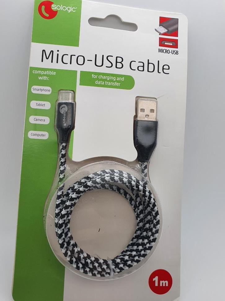 Oplaad – en Data-Kabel, Telecommunicatie, Mobiele telefoons | Telefoon-opladers, Nieuw, Overige merken, Ophalen of Verzenden