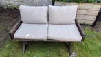 Lounge kussens beige, Ophalen, Gebruikt, 2 zitplaatsen, Loungeset