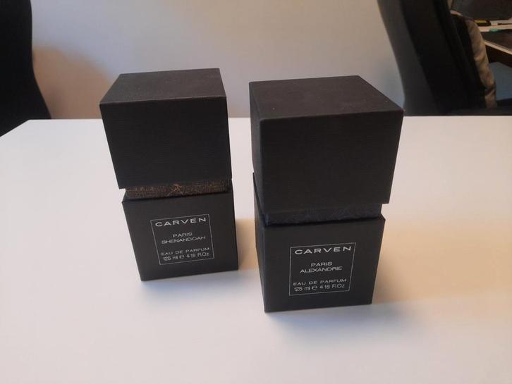 Lot de 2 parfums de luxe Carven - Alexandrie & Shenandoah, Handtassen en Accessoires, Uiterlijk | Parfum, Zo goed als nieuw, Ophalen
