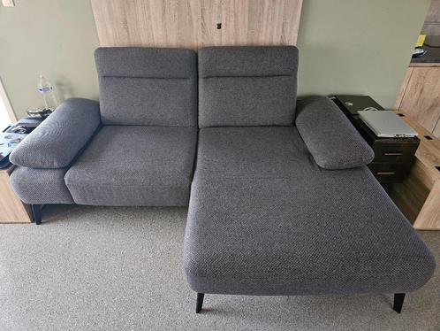 Hoekzetel / hoekbank met relax en verstelbare rug, Huis en Inrichting, Zetels | Zetels, Gebruikt, Hoekbank, Driepersoons, 200 tot 250 cm
