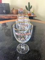 Glazen West Vleteren (4stuks), Verzamelen, Biermerken, Glas of Glazen, Zo goed als nieuw, Ophalen