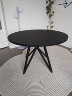 Hay tafelblad LOOP STAND 120 black linoleum, Huis en Inrichting, Ophalen of Verzenden, Zo goed als nieuw, Rond