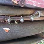 Stalen kabel.zware uitvoering...4 yot 5m lang., Ophalen, Gebruikt